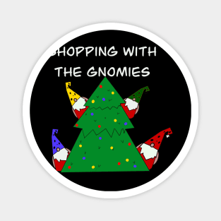 Gnome and the Christmas tree Magnet